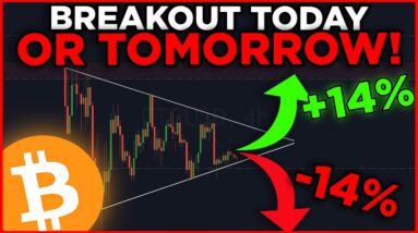 WARNING!!! BITCOIN BREAKOUT TODAY OR TOMORROW!!! [and THIS is the Price Target…]