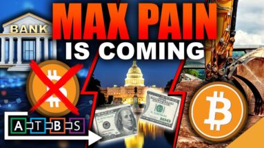 MAX PAIN Just Getting Started 😱 (CRYPTO Pays For FED Mistakes)