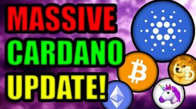 BIG CARDANO ADA UPDATE! [Uniswap, Ethereum, Bitcoin] CRYPTO NEWS TODAY