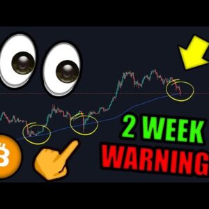 Bitcoin Bottom Coming (2 Week Warning)! HISTORIC BUYING OPPORTUNITY!