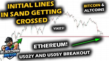 CROSSING LINES IN SAND in Crypto Market as Ethereum Heads Lower, Bitcoin Price Chart Teeters