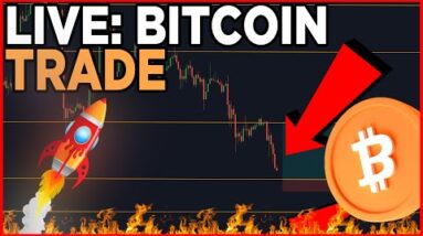 I AM ABOUT TO OPEN THIS NEW BITCOIN TRADE! [live trading series]