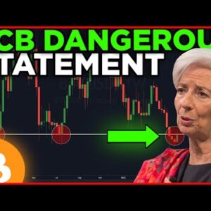 BITCOIN HAS TO BREAK THIS LEVEL! 🚨ECB President Lagarde makes a dangerous statement...