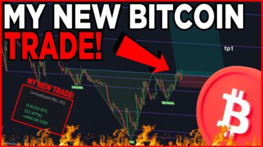 LIVE: MY NEW BITCOIN TRADE!!! IT'S HAPPENING NOW!