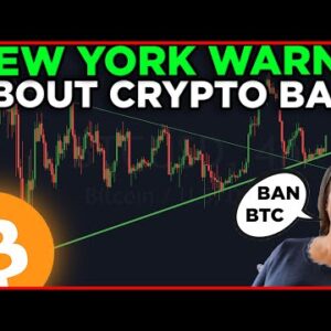 NEW YORK PUSHING TO BAN BITCOIN!! INSANE SUPPORT WE ARE HOLDING!