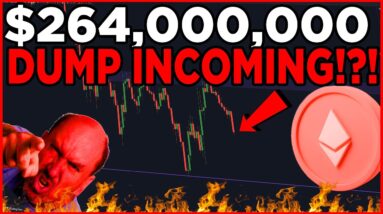 URGENT: IF ETHEREUM DROPS ANOTHER 9% THIS $264M POSITION WILL GET LIQUITDATED!!!