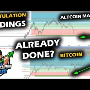 REMEMBERING PAST COMPLETED CAPITULATIONS and How Today Stacks Up for the Altcoin Market and Bitcoin