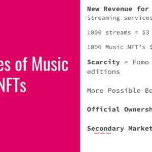 Positives of Music NFTs