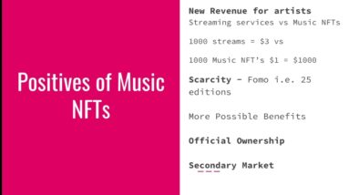 Positives of Music NFTs