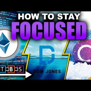 STAYING FOCUSED During Bitcoin Dips & Crypto Crashes