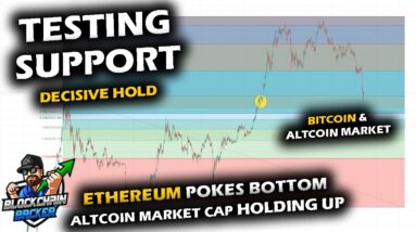 Bitcoin Price Chart Tests Lows, Ethereum Dips, Altcoin Market Holds Up, DIRECTION DECISIONS