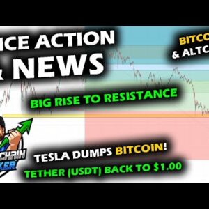 BIG RISES THROUGHOUT THE WEEK for Bitcoin Ethereum and Altcoin Market, Resistance Above as News Hits