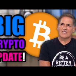 BIG NEWS FOR CRYPTOCURRENCY MAKES ME SO HAPPY! (Mark Cuban STILL Bullish)