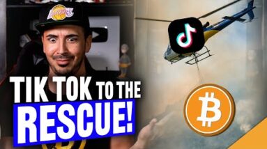 Can TikTok BAIL OUT BITCOIN?? (Crypto Rejection High)