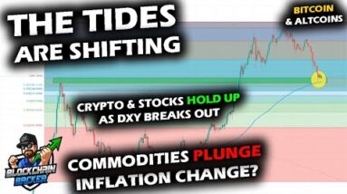 MARKETS ARE CHANGING as Bitcoin Price Chart and Altcoin Market Hold Up, DXY SURGE, Commodities Fall