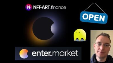 ENTER.MARKET LIVE!!!!! NFT ART FINANCE