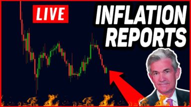 LIVE: US INFLATION REPORTS! What will happen to Bitcoin?