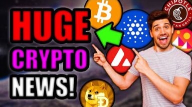 OMG... Big Crypto News Today! (Cardano, Bitcoin, Ethereum, & More)