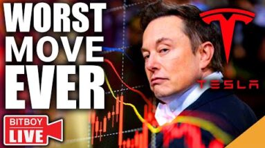 WORST MOVE Tesla Could Make!? (Bad News For Coinbase!!)