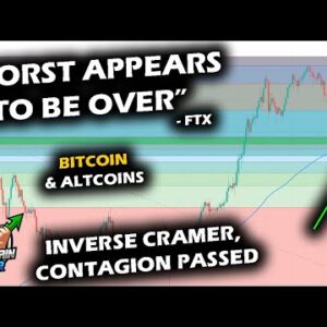 LIQUIDITY CRUNCH HAS LIKELY PASSED, SBF, Bitcoin Price Chart, Altcoin Market Contagion Woes Subside