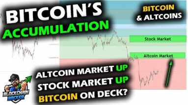 The BIG CATCH UP for Bitcoin as the Altcoin Market and Stock Market Keep Rising, Bitcoin Accumulates