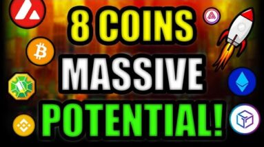 Top 8 Crypto Coins MASSIVE POTENTIAL (AVOID THIS 1 ALTCOIN)!! Bitcoin & Ethereum UPDATE!