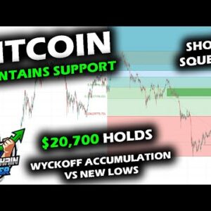 LOOKING FOR RECOVERY Bitcoin Price Chart Holds Support for Short Squeeze Scenario, Wyckoff Alternate