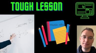 Tough Lesson I Learned with Music NFT's