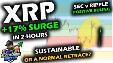 SUDDEN RISE FOR XRP PRICE CHART as POSITIVE News in SEC v Ripple Gets Released, Retrace vs Breakout