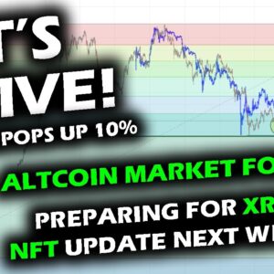 IT'S ALIVE! Bitcoin Price Chart Pops with Altcoin Market Following, XRP NFT Process, Ethereum Merge.