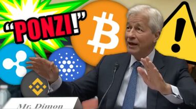 Jamie Dimon: Do NOT Buy Bitcoin or Cryptocurrency... (XRP & CARDANO NEWS)