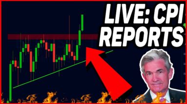 LIVE: US INFLATION REPORTS! What will happen to Bitcoin?