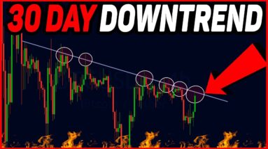 🚨 BITCOIN ABOUT TO BREAK THE 30 DAY DOWNTREND!!!