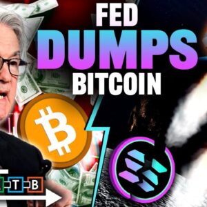 FED DUMPS Bitcoin! (Solana Falling Behind Ethereum)