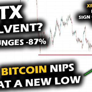 PRICES WILD as FTX INSOLVENCY Sends Shockwaves Through Market, Bitcoin Pierces $70 New Low, XRP SoS