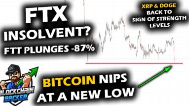 PRICES WILD as FTX INSOLVENCY Sends Shockwaves Through Market, Bitcoin Pierces $70 New Low, XRP SoS