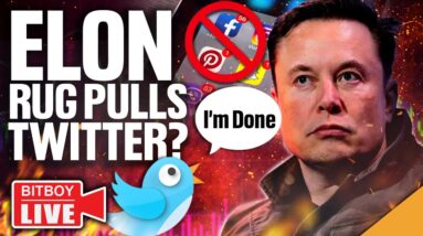 Record Breaking Bitcoin Dump! (Elon Rug Pulls Twitter?)