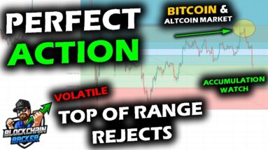 LIKE MAGIC Bitcoin Price Chart and Ethereum Reject Off Top of Range, Hunting for Reduced Volatility