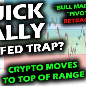 Altcoin Market Pops with Stocks as "BULL MARKET" NARRATIVE ENTERS, Fed Language Change, Retrace Trap