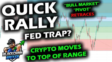 Altcoin Market Pops with Stocks as "BULL MARKET" NARRATIVE ENTERS, Fed Language Change, Retrace Trap