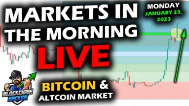 MARKETS in the MORNING, 1/23/2023, Bitcoin Ends Week with Breakout, Altcoin Market Up, Looking Ahead