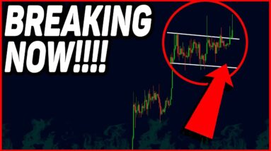 BITCOIN BULL FLAG BREAKING OUT NOW!!!!