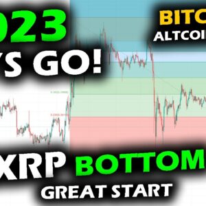 CRASH COMPLETE as XRP PRICE CHART Starts 2023 RIGHT, Bitcoin Price and Altcoin Market Hold Steady