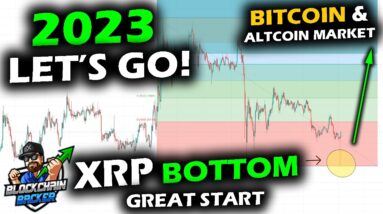 CRASH COMPLETE as XRP PRICE CHART Starts 2023 RIGHT, Bitcoin Price and Altcoin Market Hold Steady