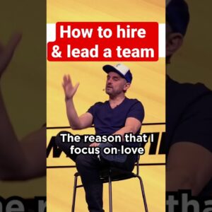 How to hire and lead a team