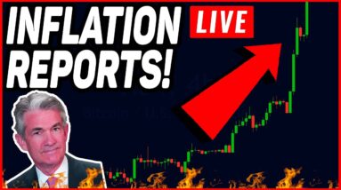 LIVE: US INFLATION REPORTS! [my $114,000 bitcoin long trade]