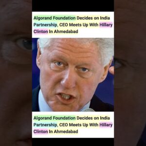 Algorand Crypto & The Clinton Foundation