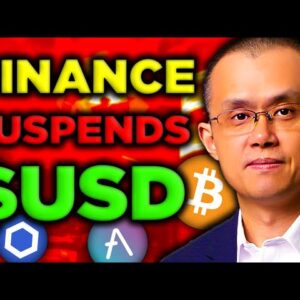 Binance SUSPENDS U.S. dollar Transfers!? Algorand, Aave, Chainlink News