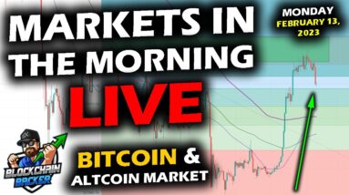 MARKETS in the MORNING, 2/13/2023, Bitcoin and Altcoins Slide on BUSD Paxos SEC, CPI This Week