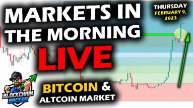 MARKETS in the MORNING, 2/9/2023, Stocks Up, Crypto Stalled, DXY Down